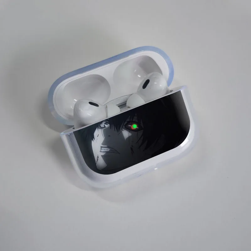 Japan Tokyo Ghoul Anime Kaneki Ken Soft Silicone TPU Case for Airpods Pro 2 1 2 3 Silicone Wireless Bluetooth Earphone Box Cover