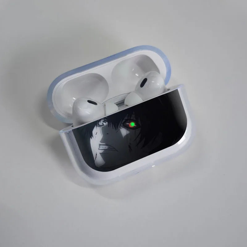 Japan Tokyo Ghoul Anime Kaneki Ken Soft Silicone TPU Case for Airpods Pro 2 1 2 3 Silicone Wireless Bluetooth Earphone Box Cover