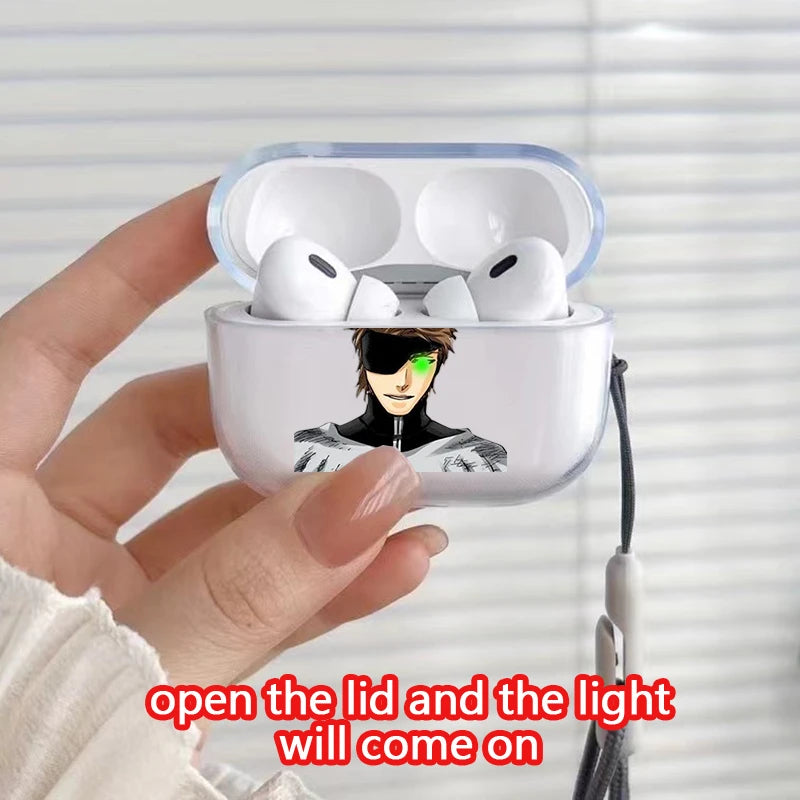Manga Death Note Earphone Case for Apple Airpods 1 2 3 Pro Yagami Light Lawliet Ryuk Protective Anime Airpods Cases
