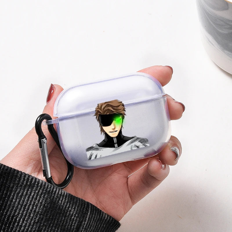 Manga Death Note Earphone Case for Apple Airpods 1 2 3 Pro Yagami Light Lawliet Ryuk Protective Anime Airpods Cases