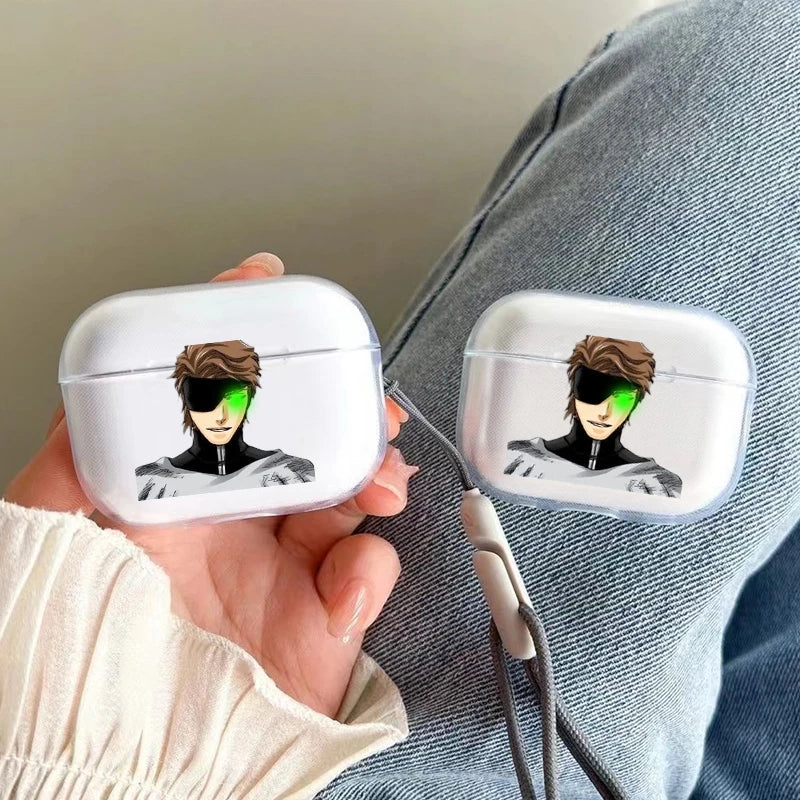 Manga Death Note Earphone Case for Apple Airpods 1 2 3 Pro Yagami Light Lawliet Ryuk Protective Anime Airpods Cases