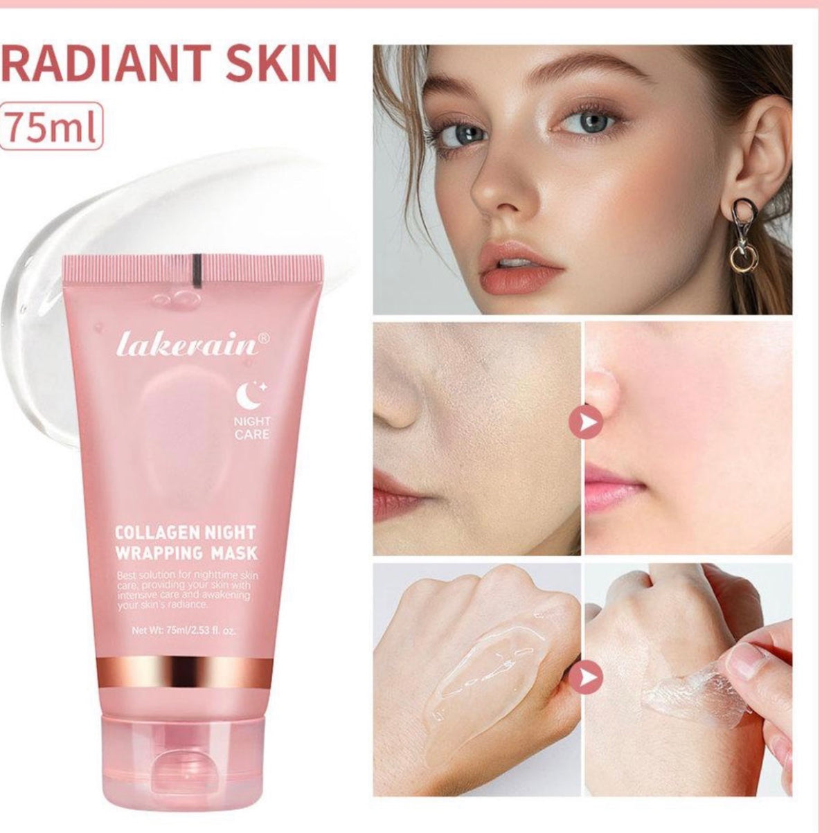 Lakerain Collagen Night Mask