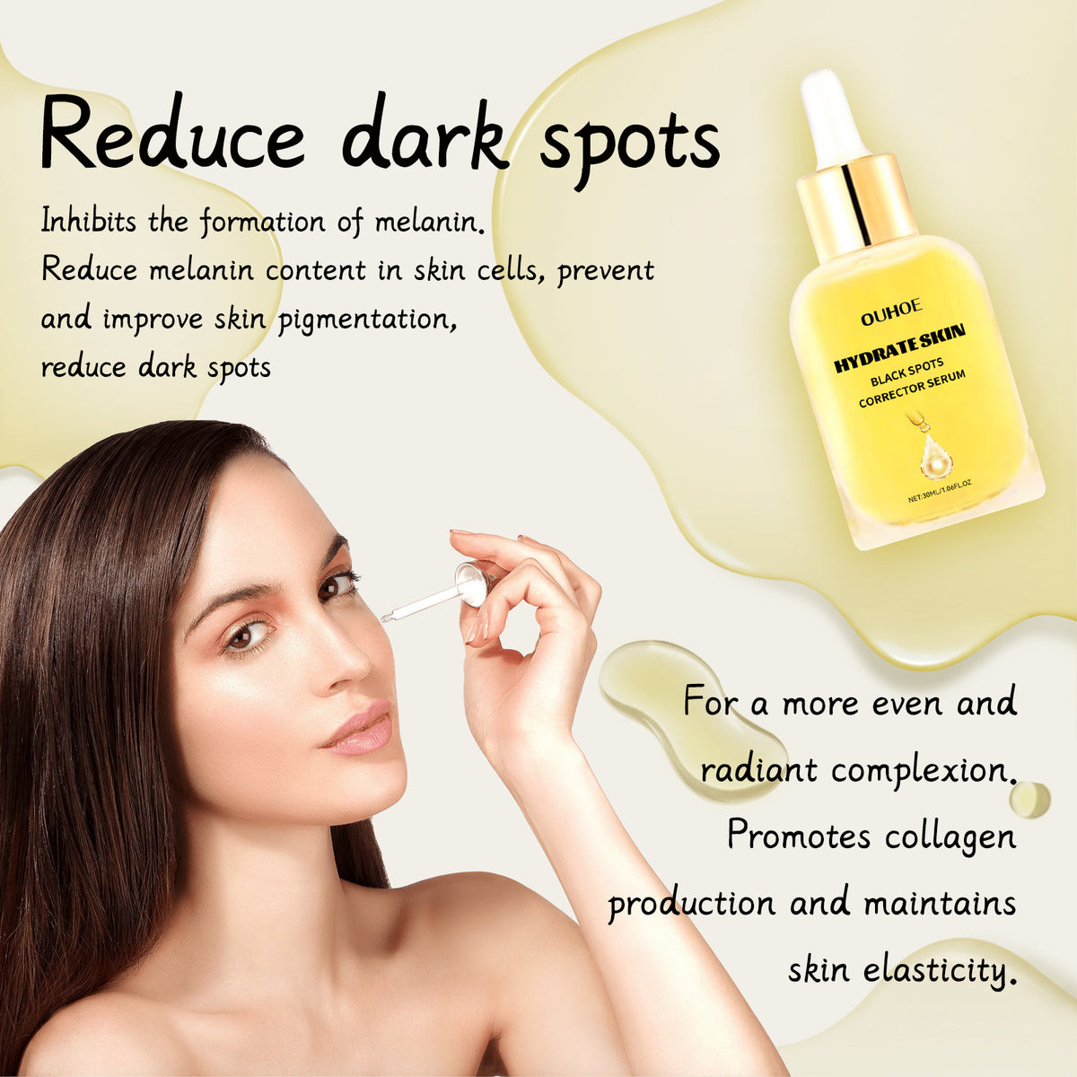 OUHOE Dark Spot Correcting Serum for Brightening Skin