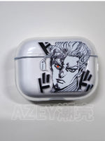 JOJO’S BIZARRE ADVENTURE over HEAVEN Jojo Anime Case for Airpods4 Pro 2 1 Cases for Air Pod Soft Clear TPU Fundas Coque Case
