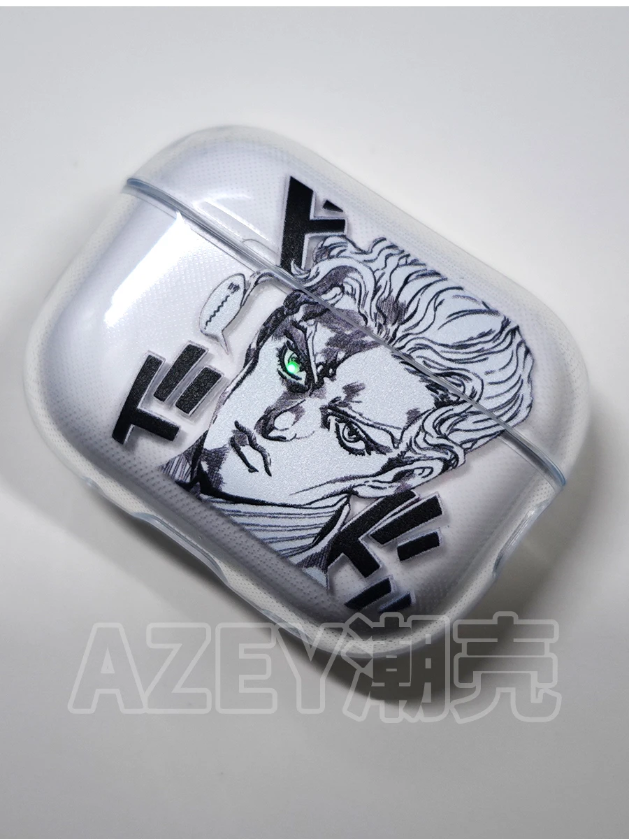 JOJO’S BIZARRE ADVENTURE over HEAVEN Jojo Anime Case for Airpods4 Pro 2 1 Cases for Air Pod Soft Clear TPU Fundas Coque Case