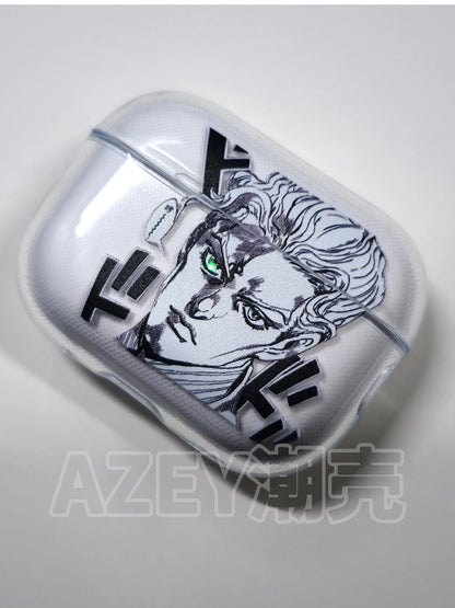 JOJO’S BIZARRE ADVENTURE over HEAVEN Jojo Anime Case for Airpods4 Pro 2 1 Cases for Air Pod Soft Clear TPU Fundas Coque Case